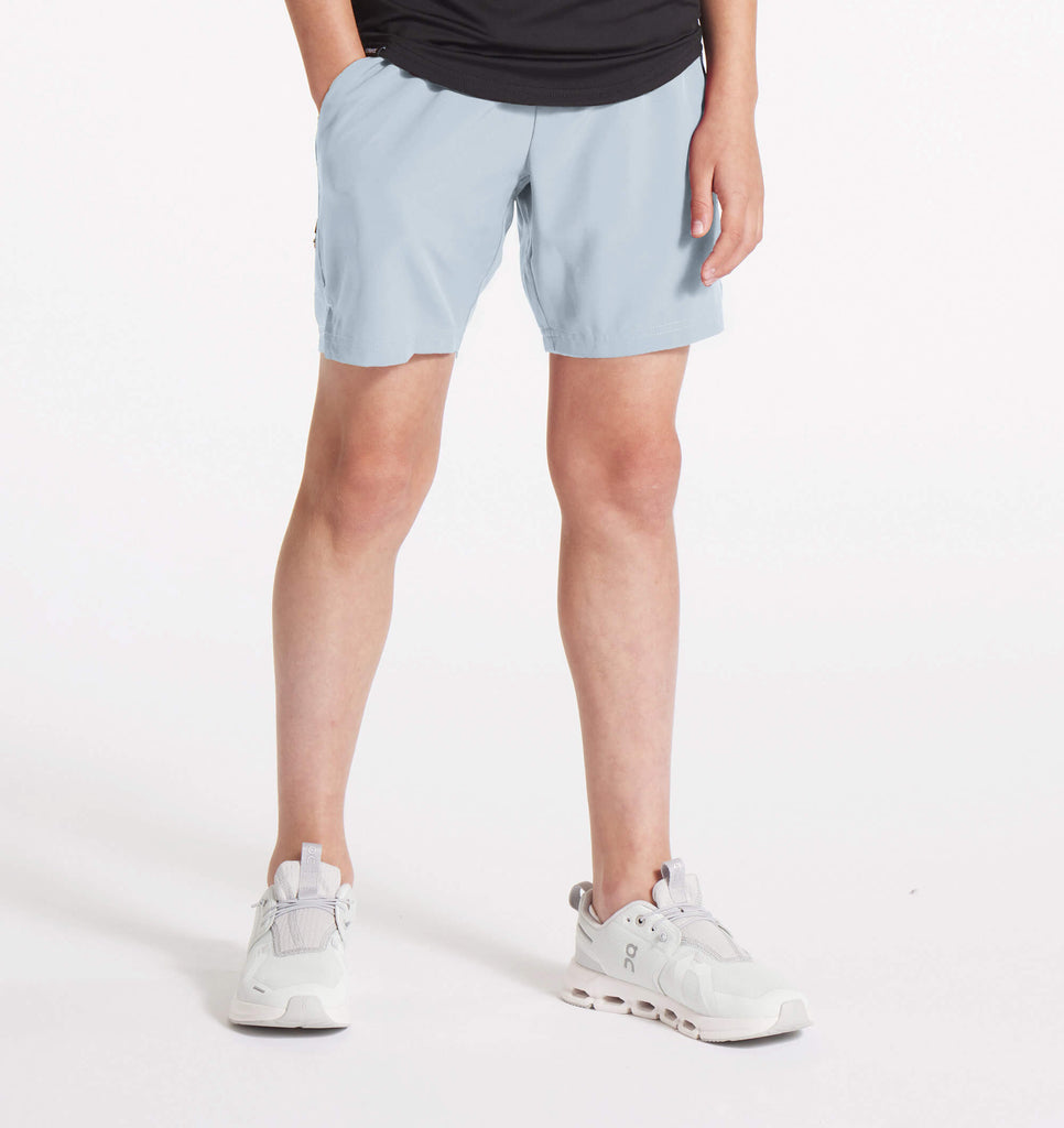 Youth Stride Short [7.5"] - Sky Blue