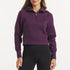 LuxBreak Half-Zip Pullover - Dark Plum