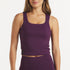 Performa Fitted Tank - Dark Plum