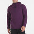 Crossover Half-Zip Hoodie - Dark Plum