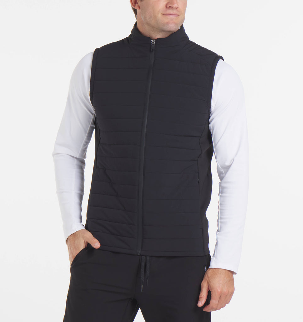 Vancouver Quilted Vest - Black