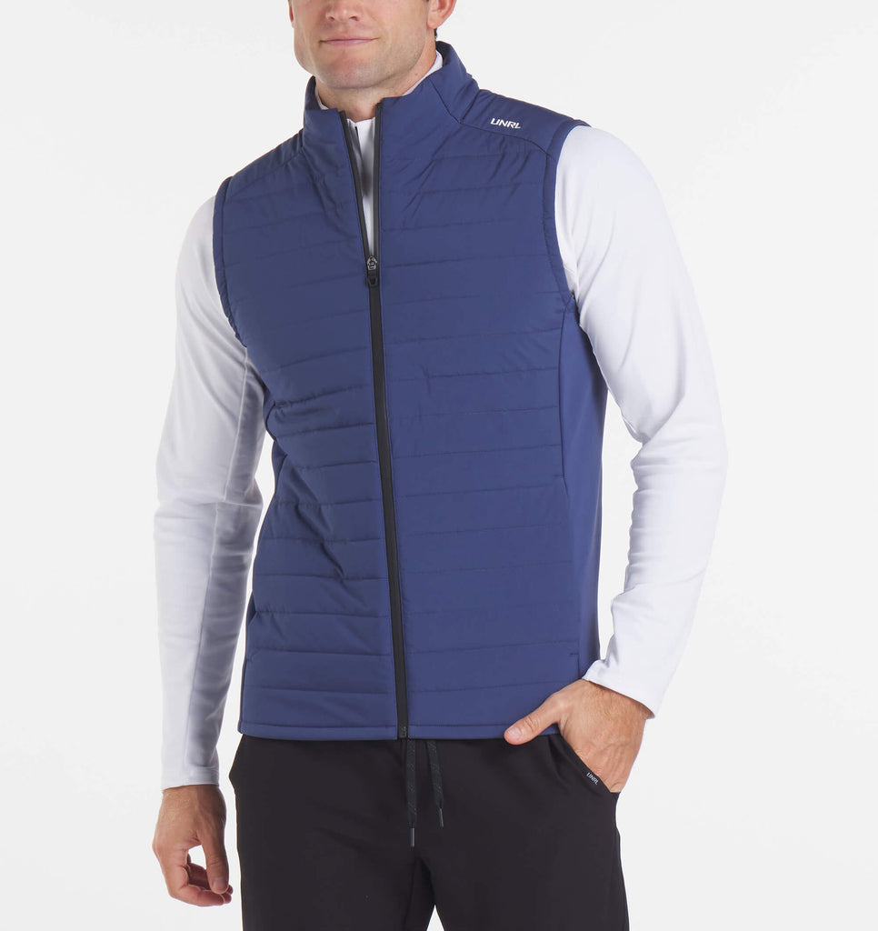 Vancouver Quilted Vest - Harbor Blue