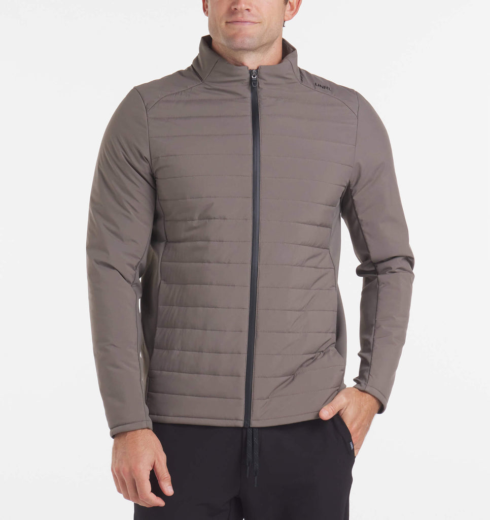 Montreal Quilted Jacket - Dark Taupe