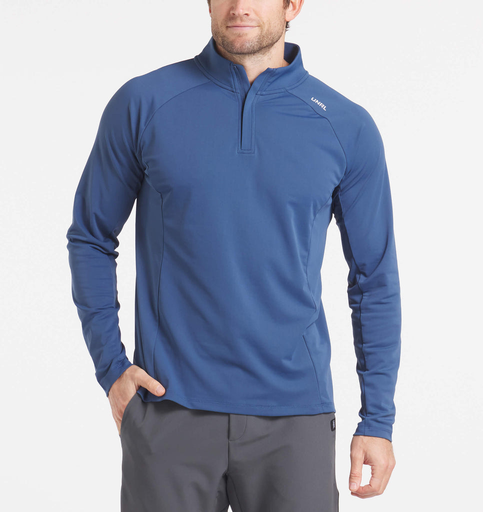 Highlands Quarter Zip - Cavern Blue