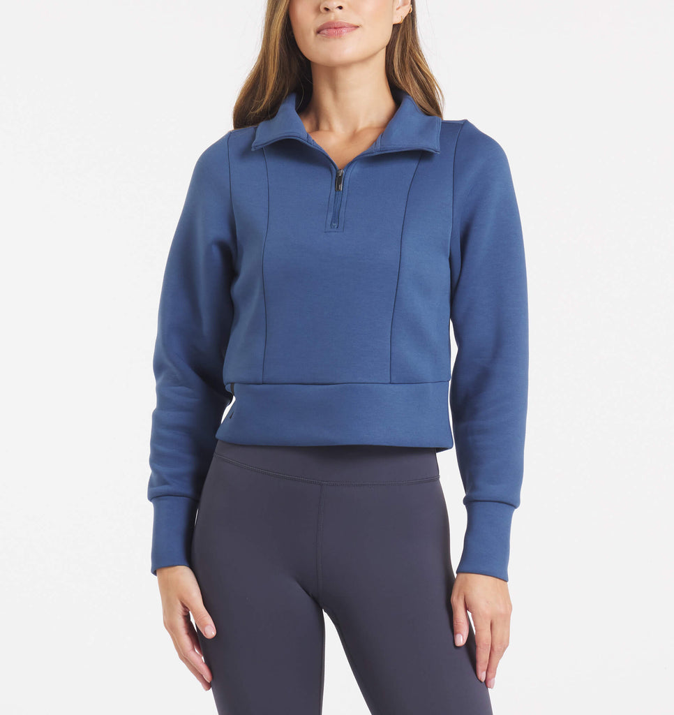 LuxBreak Half-Zip Pullover - Cavern Blue