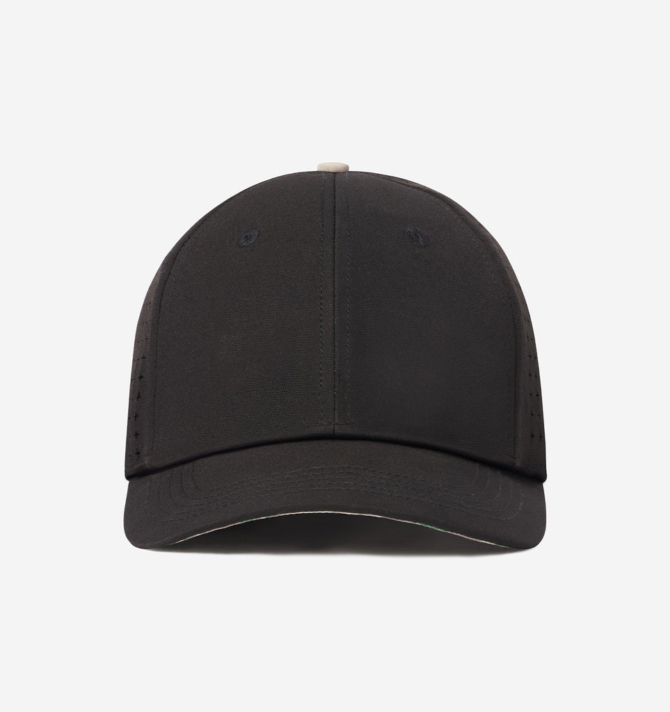 Vented Mid-Pro Snapback - Black - Desert Taupe