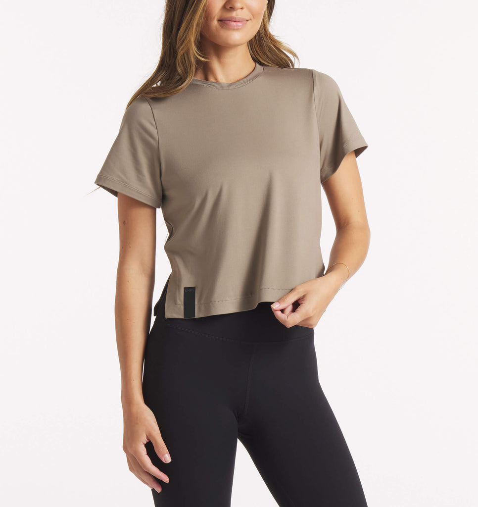 Boxy Ultra Tee - Hazelnut