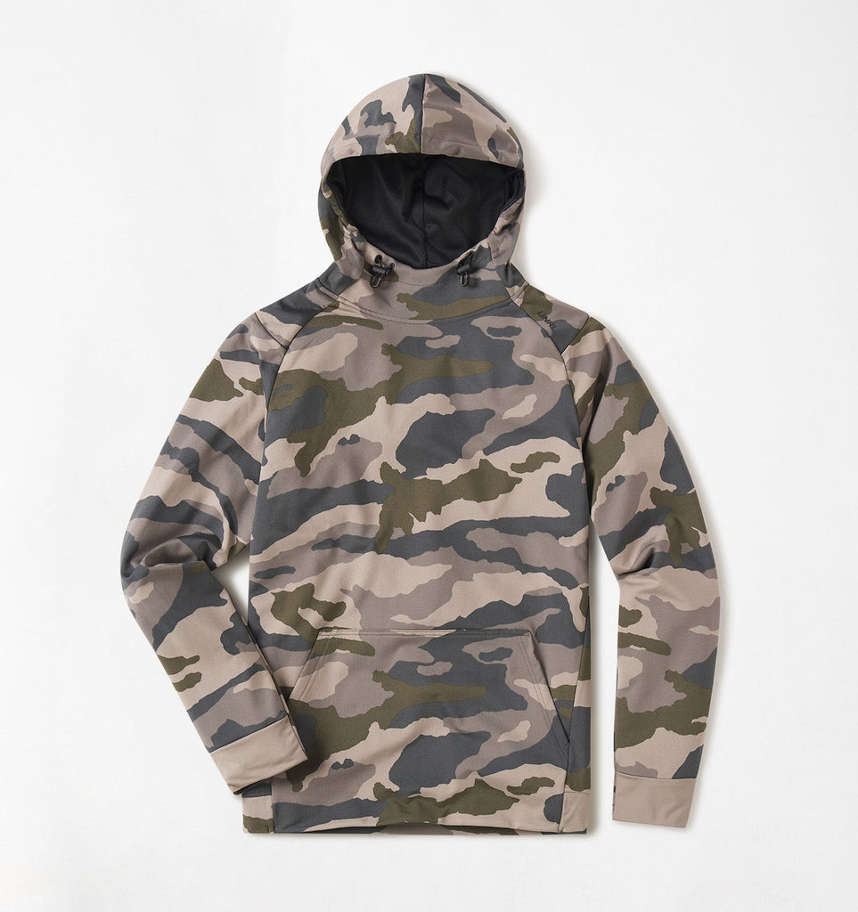 Crossover Hoodie II - Woodland Camo