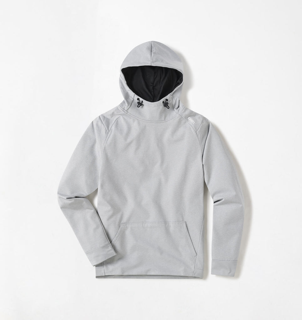 Youth Crossover Hoodie II - Heather Gray
